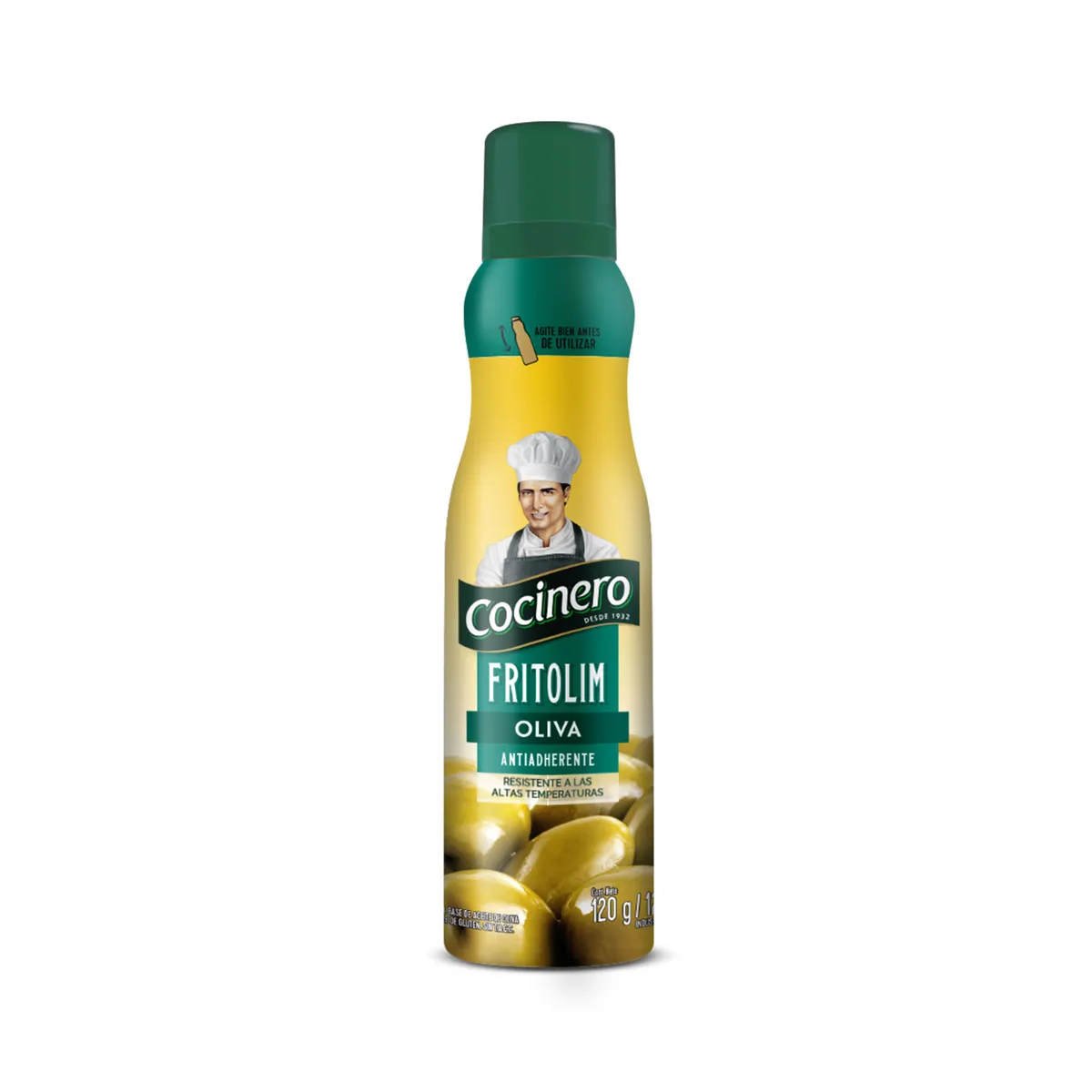 Aceite de oliva en aerosol Fritolim 120 g.