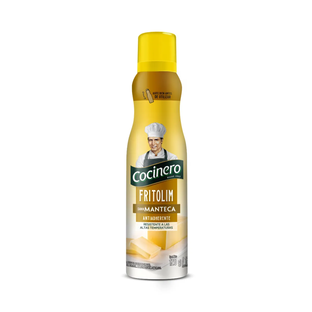 Aceite manteca en aerosol Fritolim 120 g.