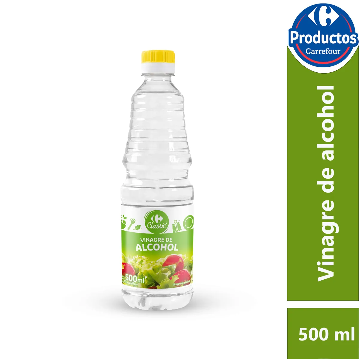 Vinagre de alcohol Carrefour classic 500 cc.