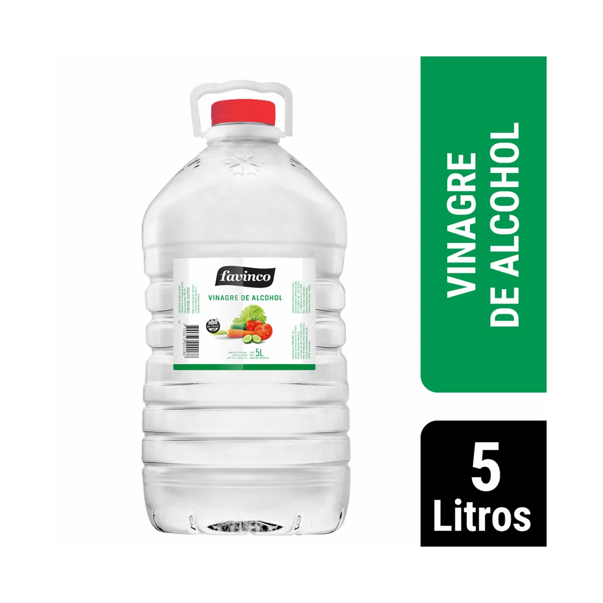 Vinagre de alcohol Favinco en bidón 5 lts.