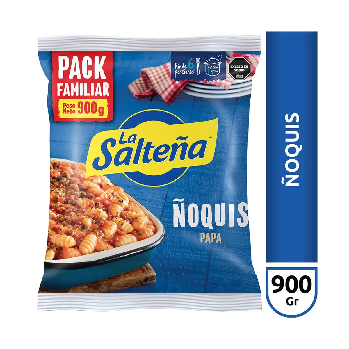 Ñoquis de papa La salteña 900 g.
