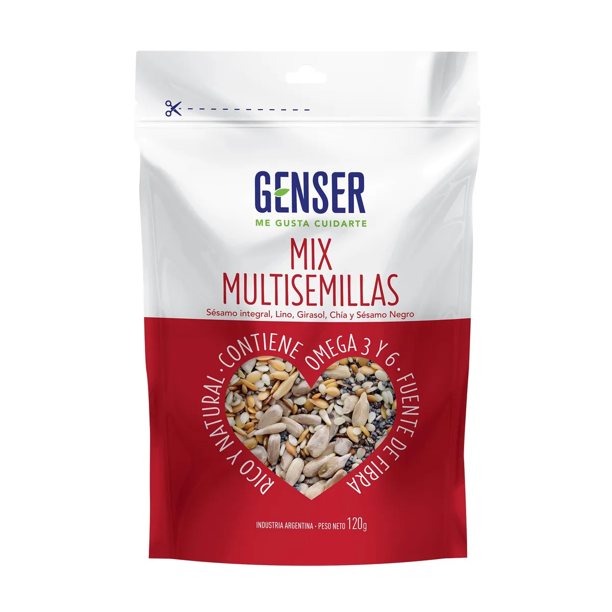 Mix de semillas Genser multisemillas 120 g.