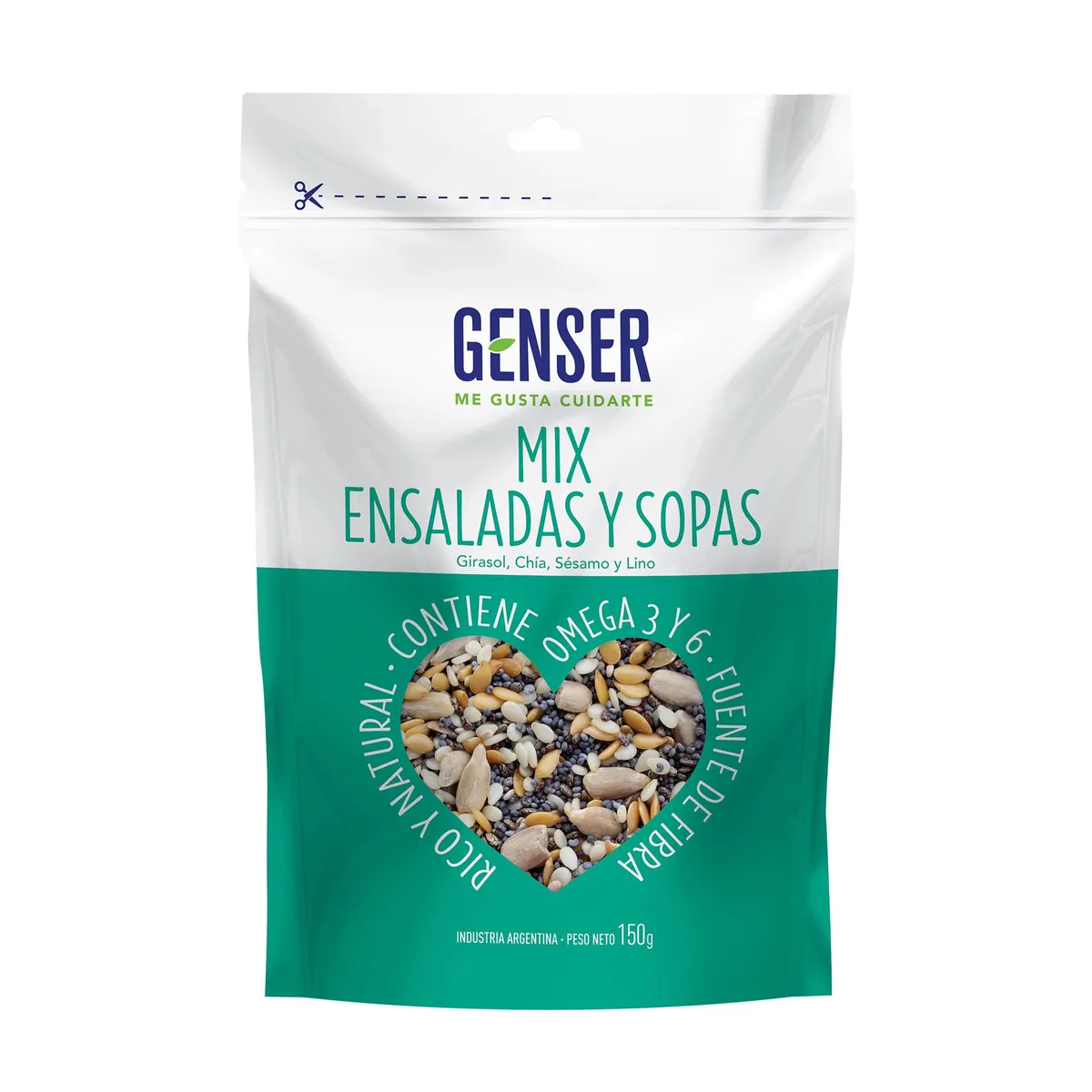 Mix de semillas Genser ensaladas y sopas 150 g.