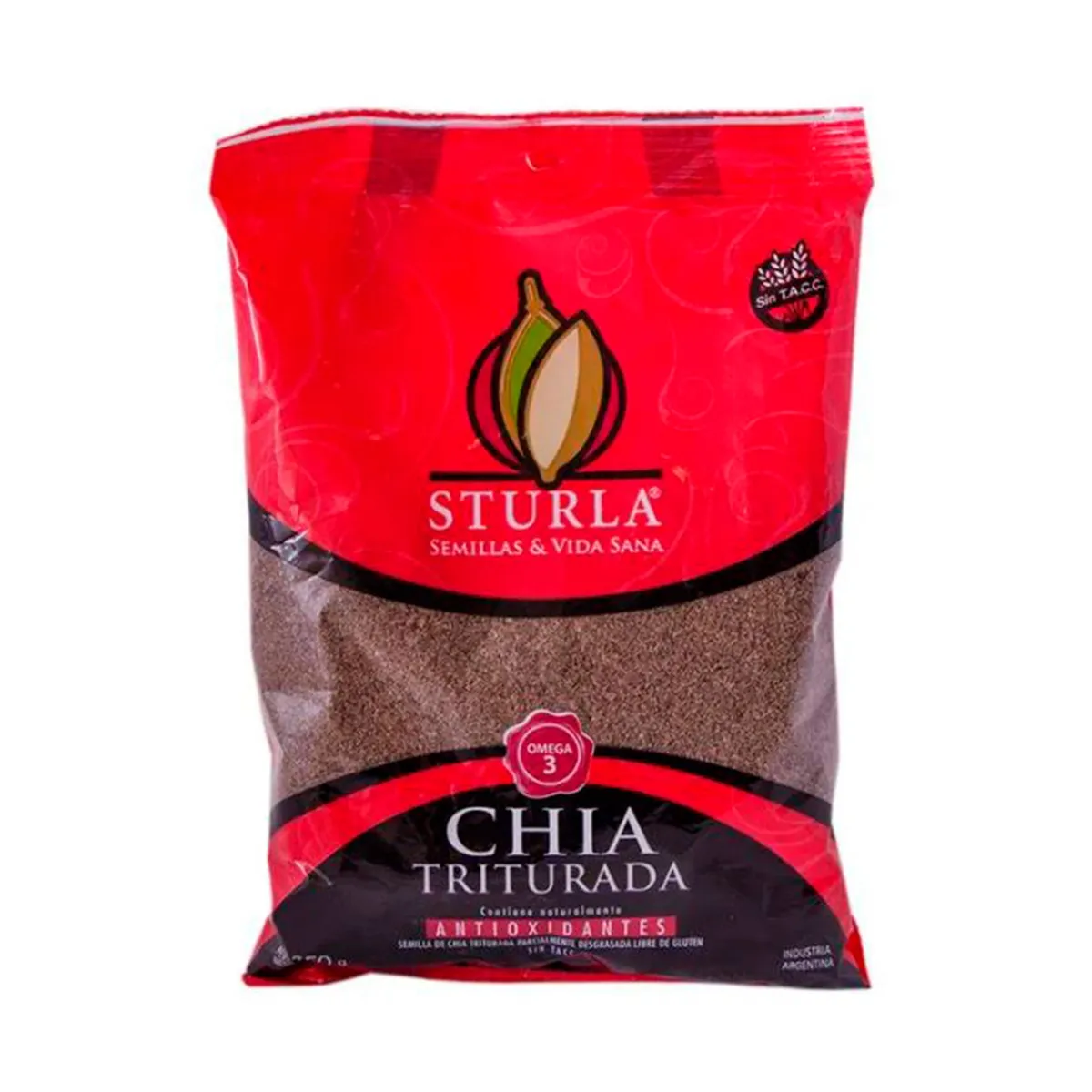 Semilla de chia Sturla triturada 250 g.