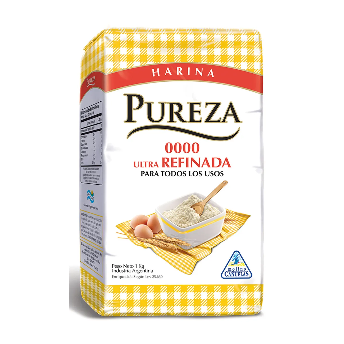 Harina de trigo Pureza 0000 1 kg.