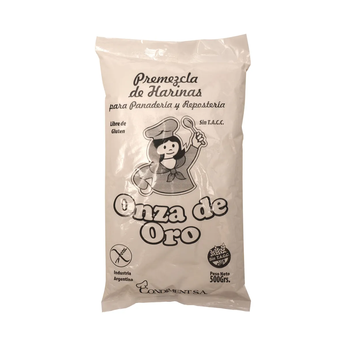 Premezcla de harina Onza De Oro 500 g. sin TACC