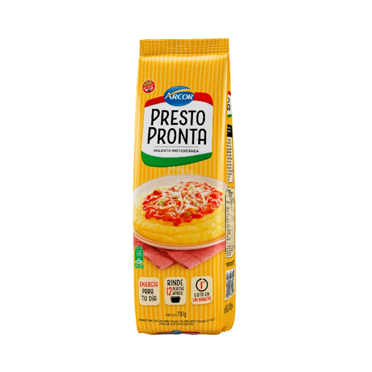 Polenta instantánea Presto Pronta bolsa 730 g.