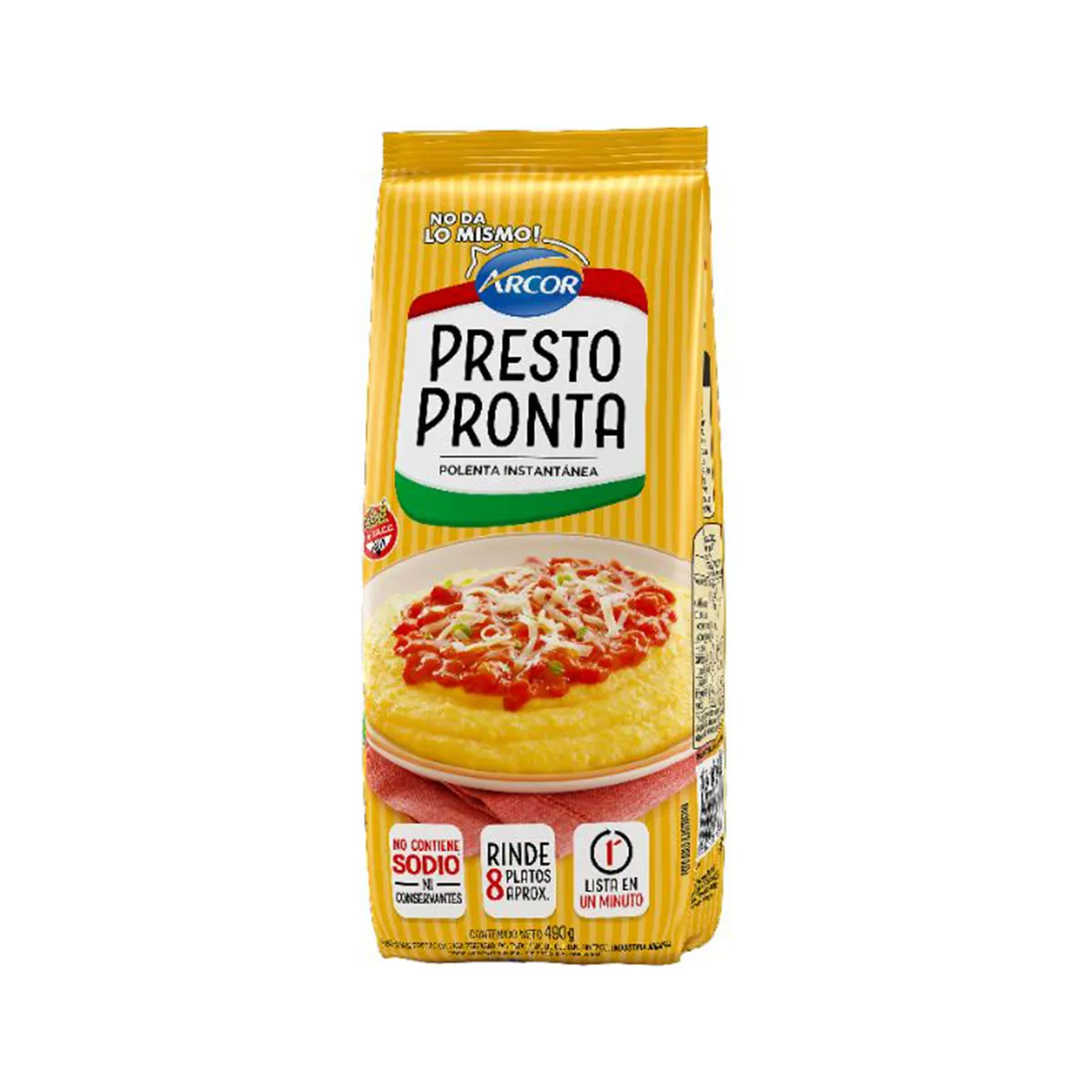 Polenta instantanea Prestopronta en bolsa 490 g.