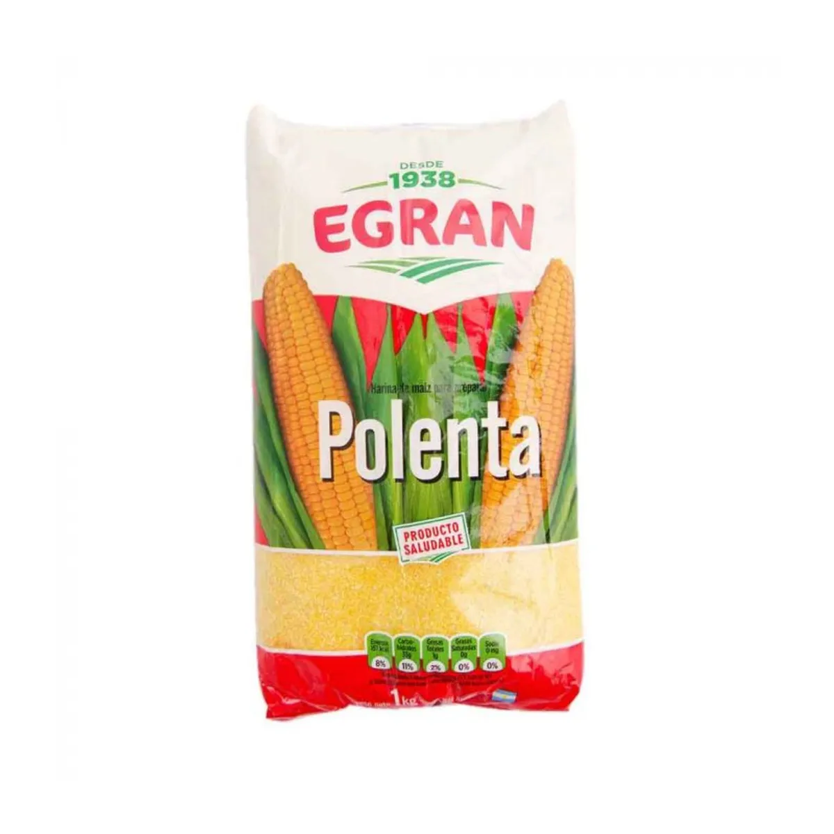 Polenta Egran bolsa 1 kg.