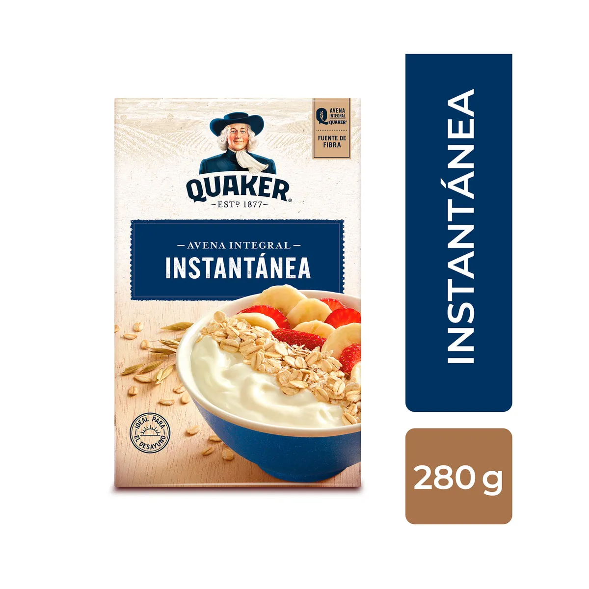 Avena integral Instantánea Quaker 280 g.