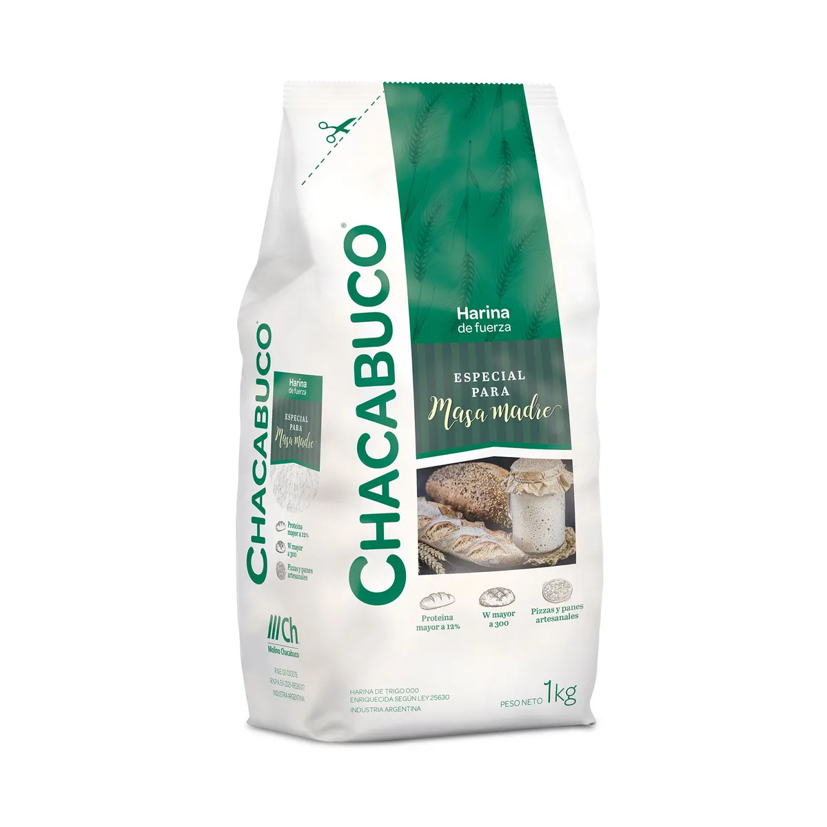 Harina de fuerza Chacabuco 1 kg.