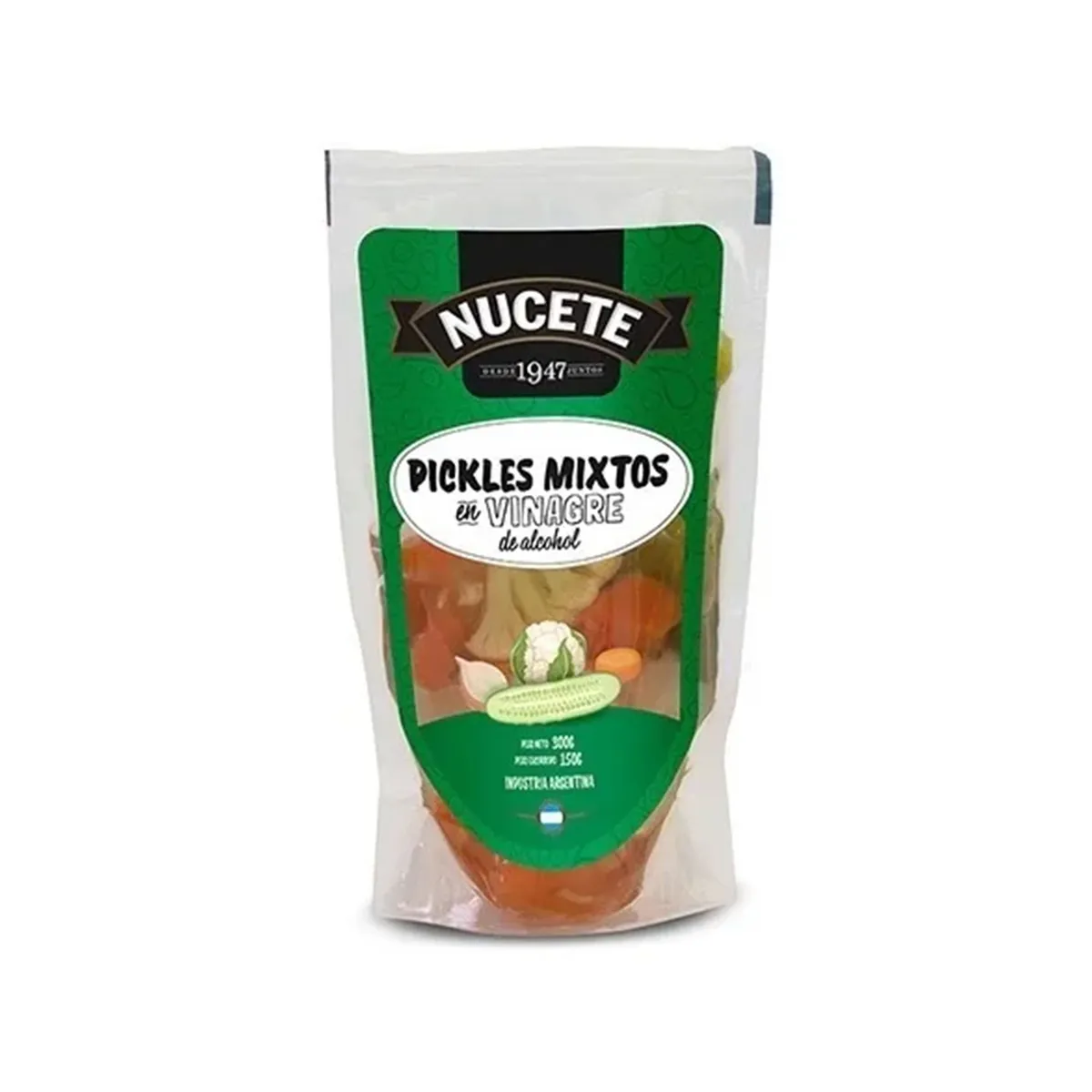 Pickles en vinagre Nucete dp 220 grs