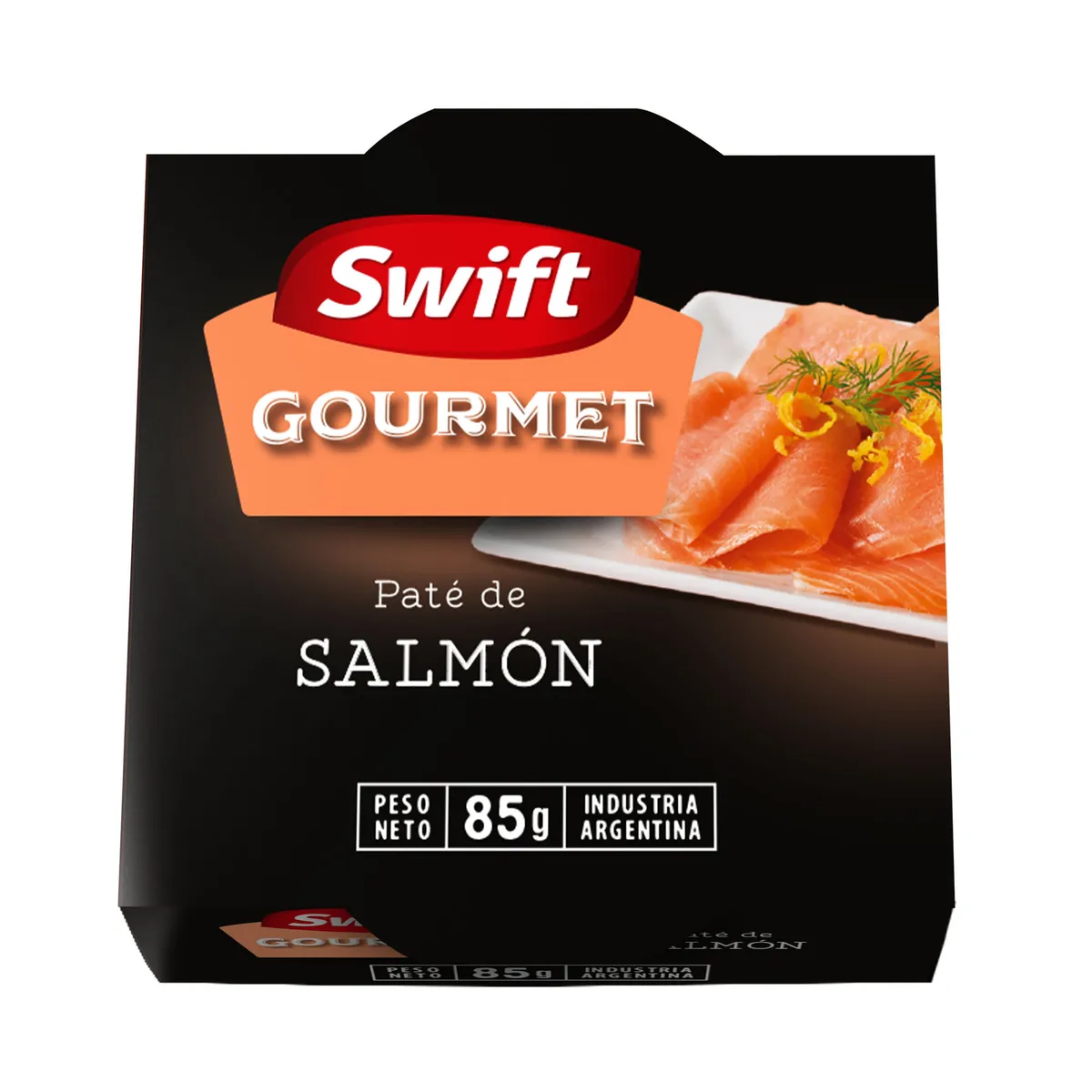 Pate de foie salmón Swift lata 85 g.