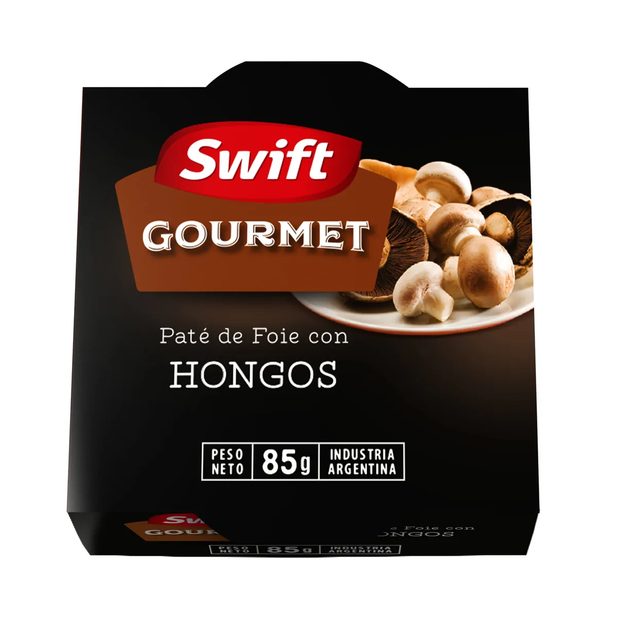Paté de foie Swift con hongos 85 g.