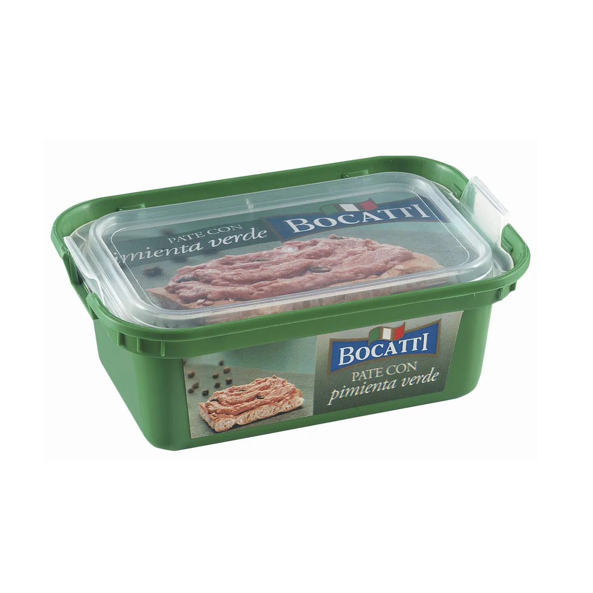 Pate con pimienta verde Bocatti 90 g.