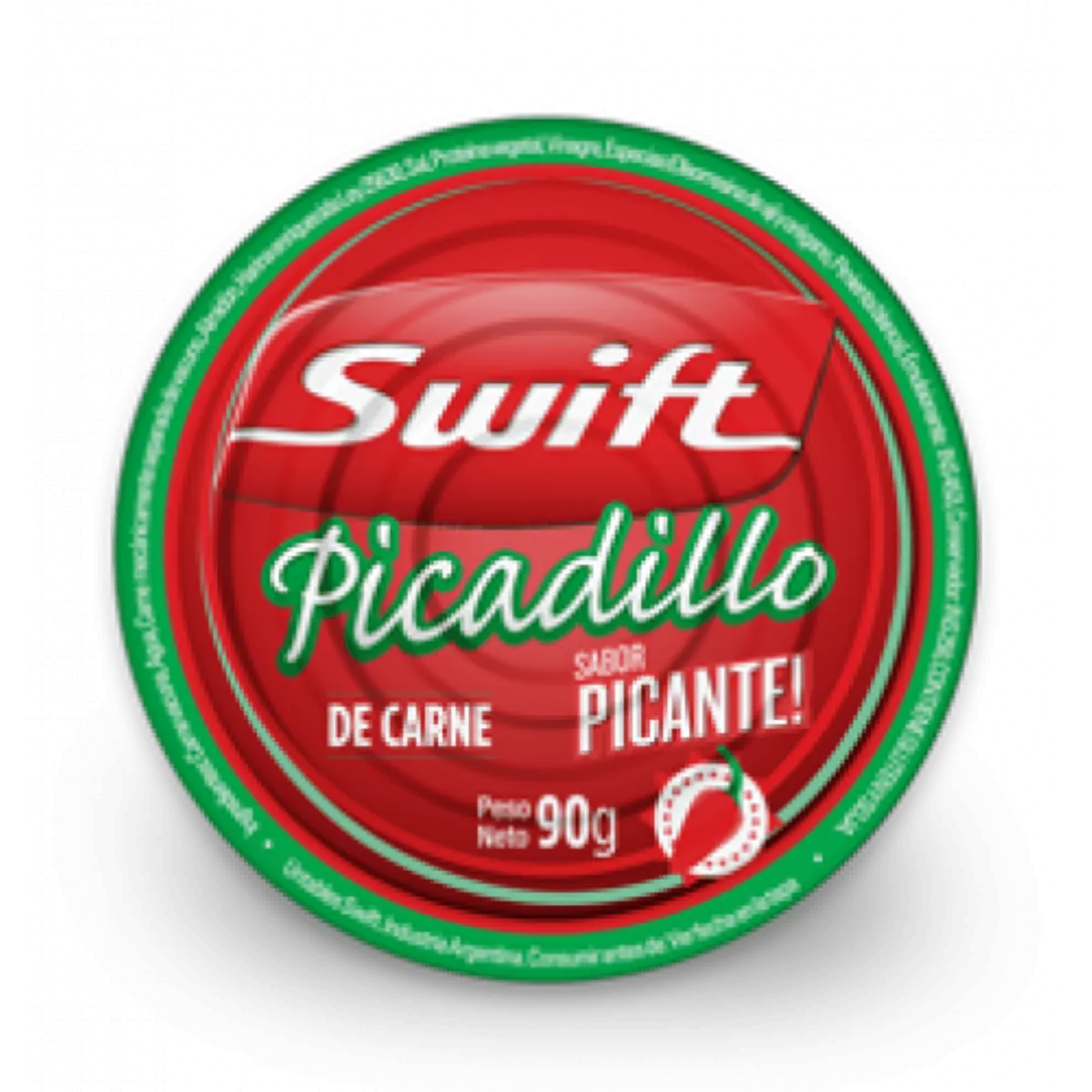 Picadillo de carne picante Swift lata 90 g.