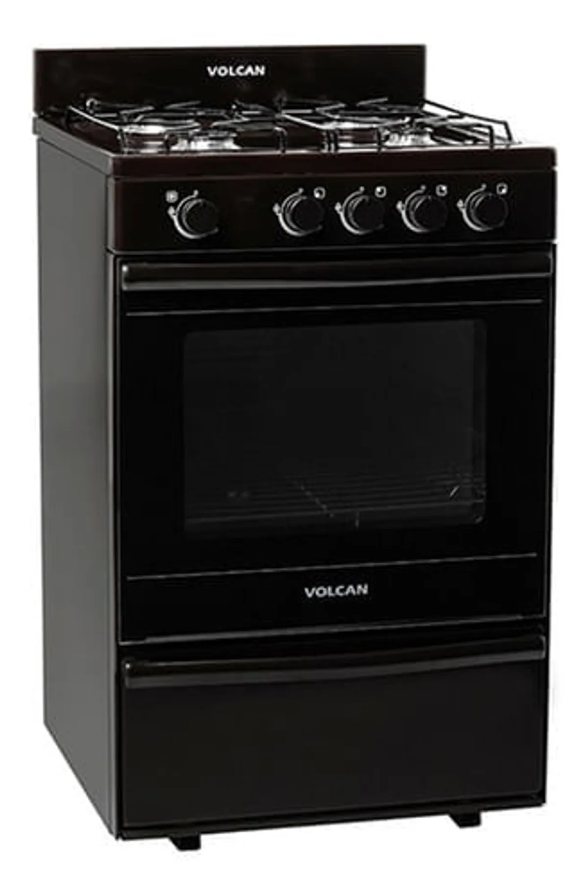 Cocina Multigas Volcan 87654v Marrón 4 Hornallas Sin Luz