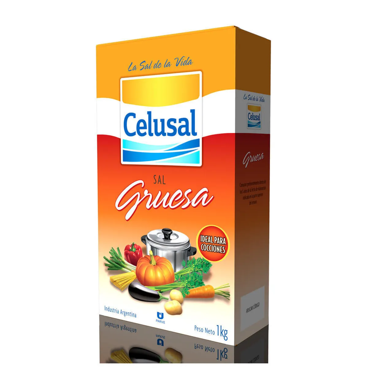 Sal gruesa Celusal caja 1 kg.