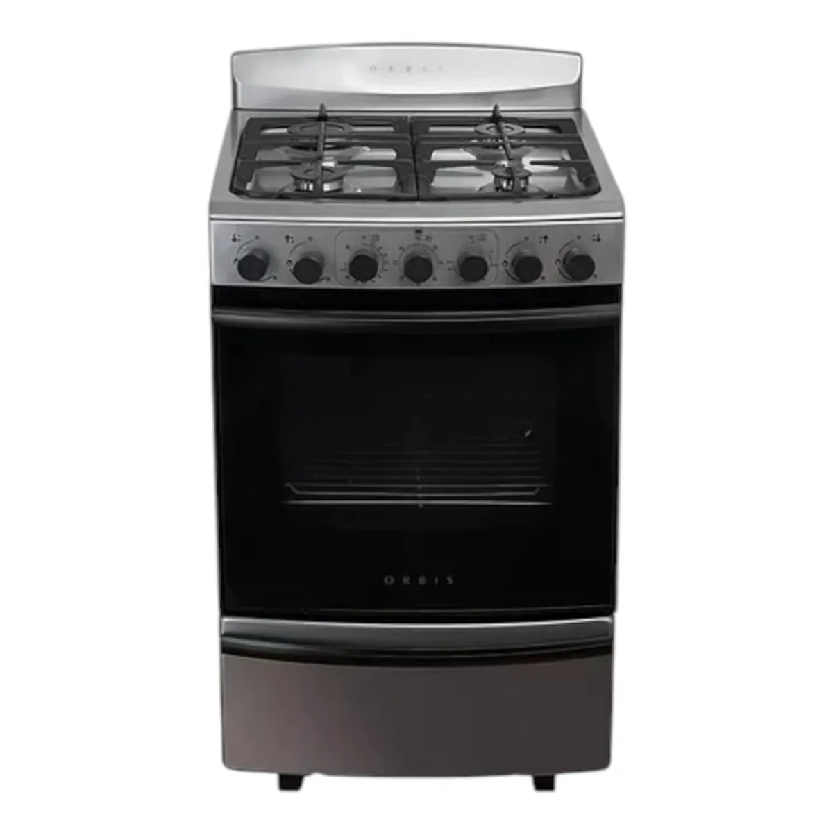 Cocina A Gas Orbis 96eac4 4 Hornallas Color Acero