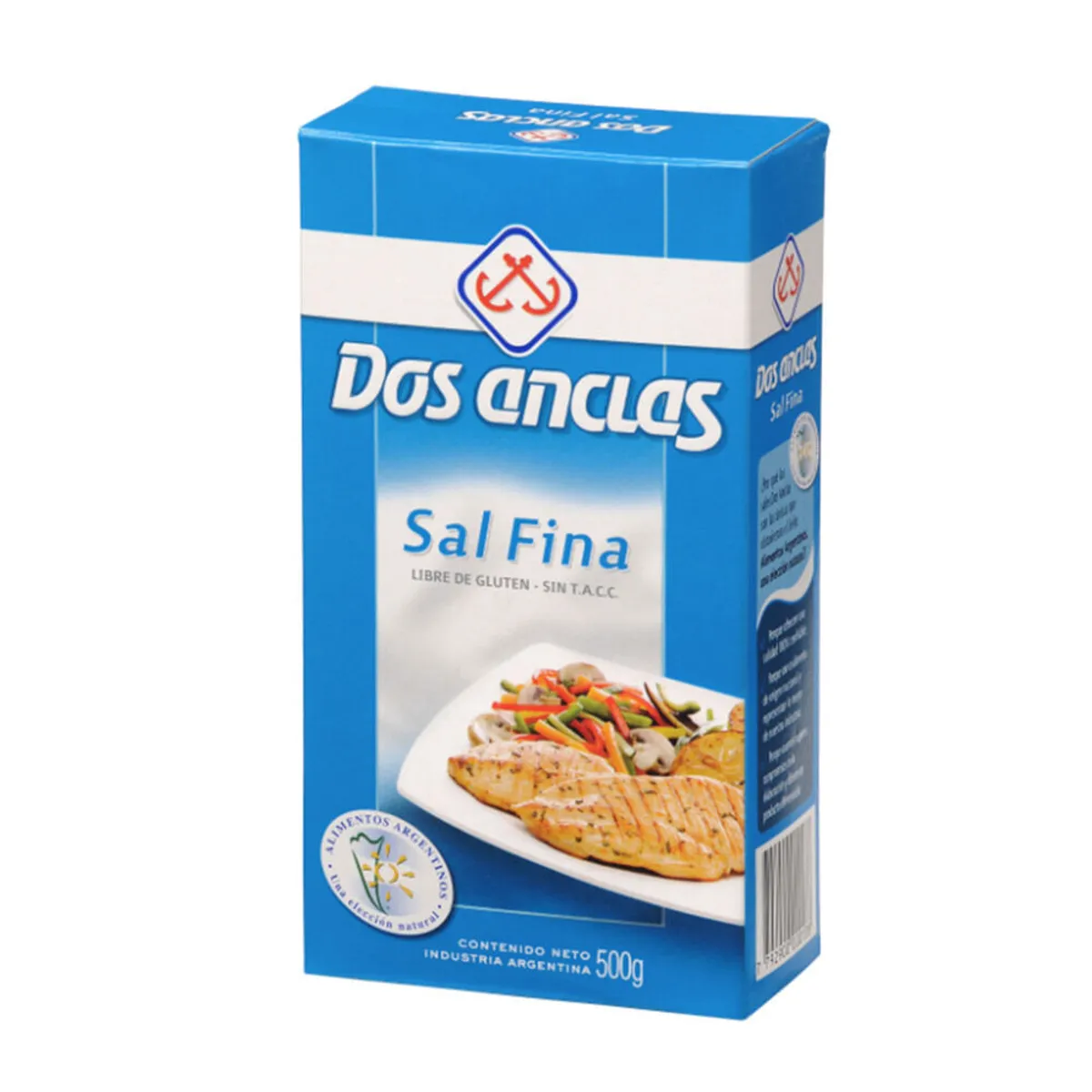 Sal fina Dos Anclas 500 g.