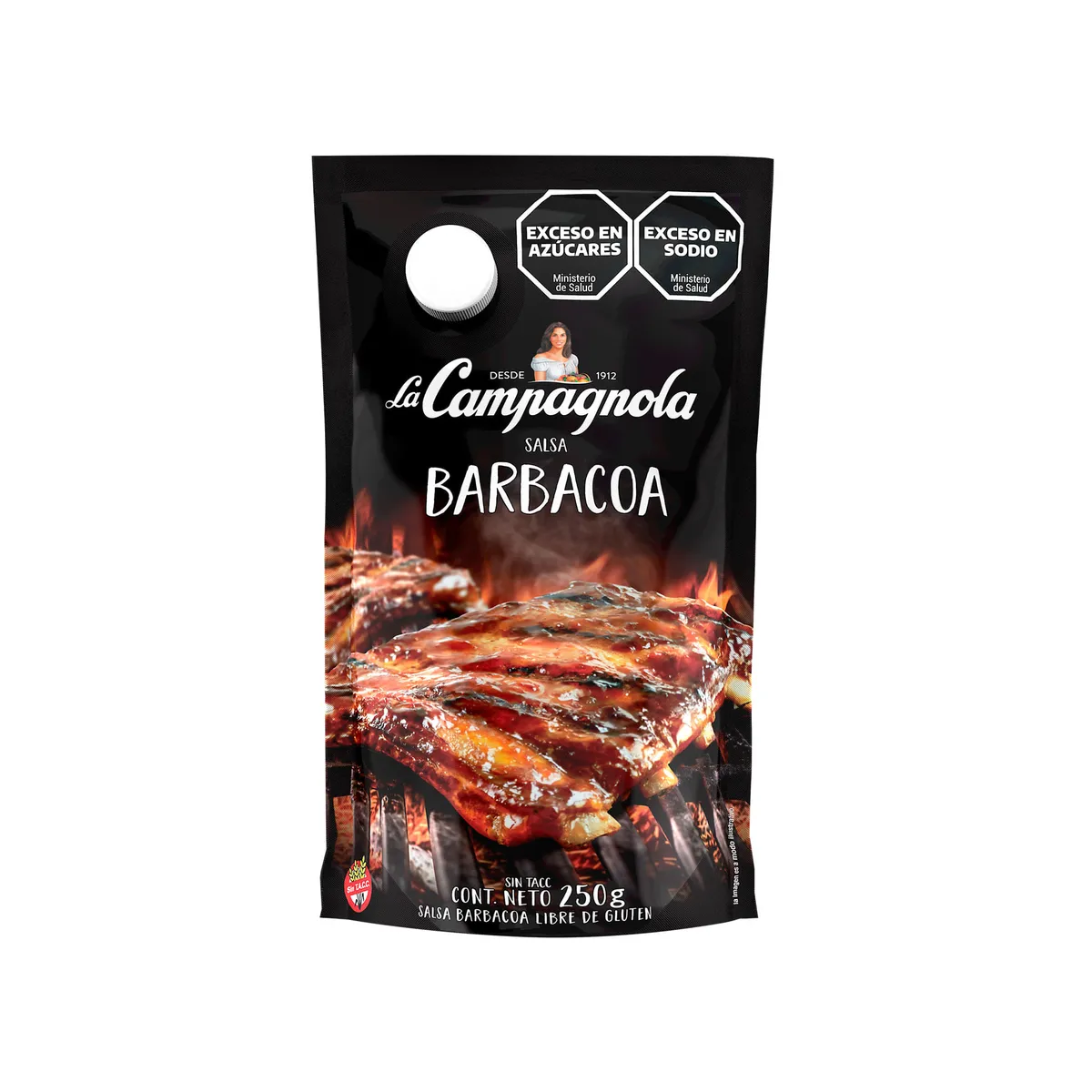 Salsa barbacoa La Campagnola 250 g.