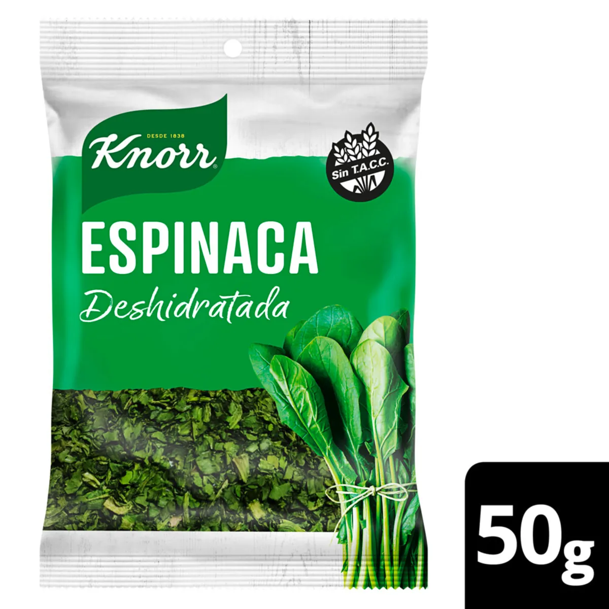 Vegetales deshidratados  Knorr espinaca  50 g.