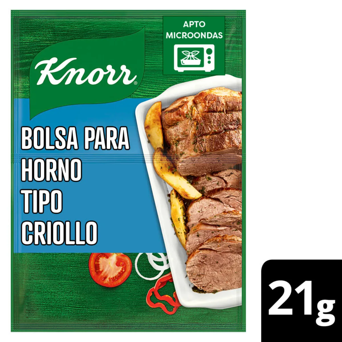 Condimento sabor al horno Knorr tipo criollo 21 g.