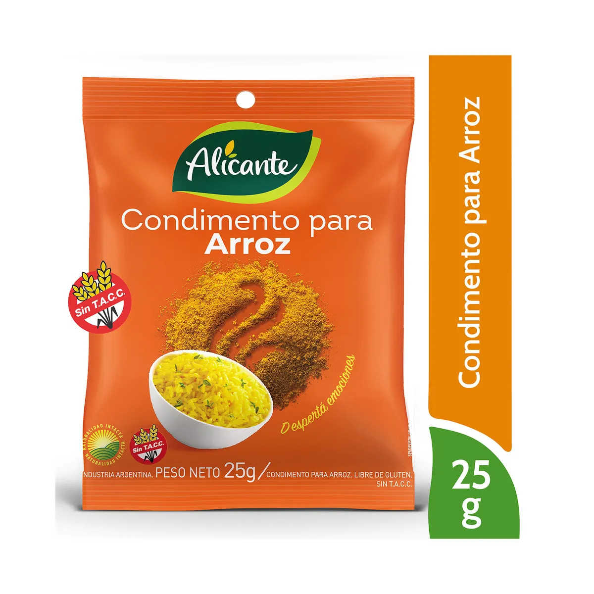 Condimento Alicante arroz sobre 25 g.