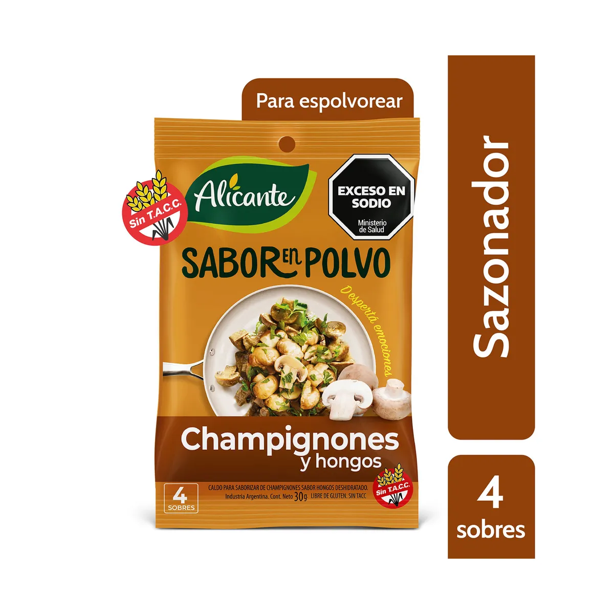 Saborizador champignón hongos Alicante sobre x 4 uni