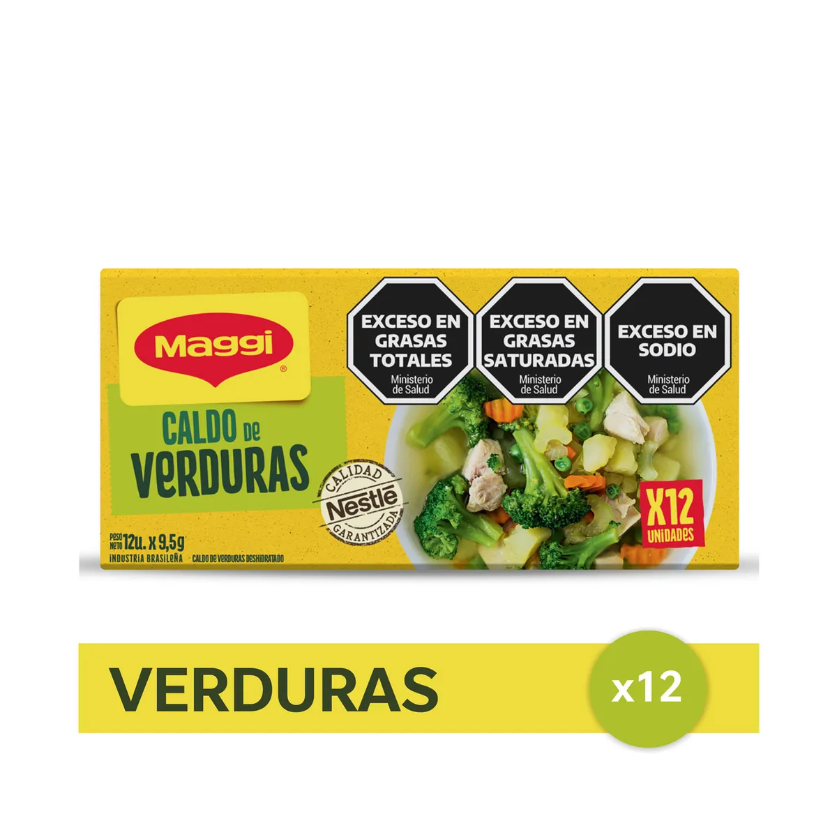 Caldo de verdura Maggi 12 uni