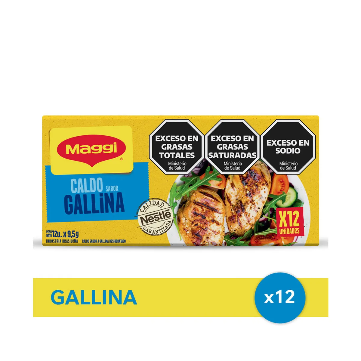 Caldo de gallina Maggi 12 uni