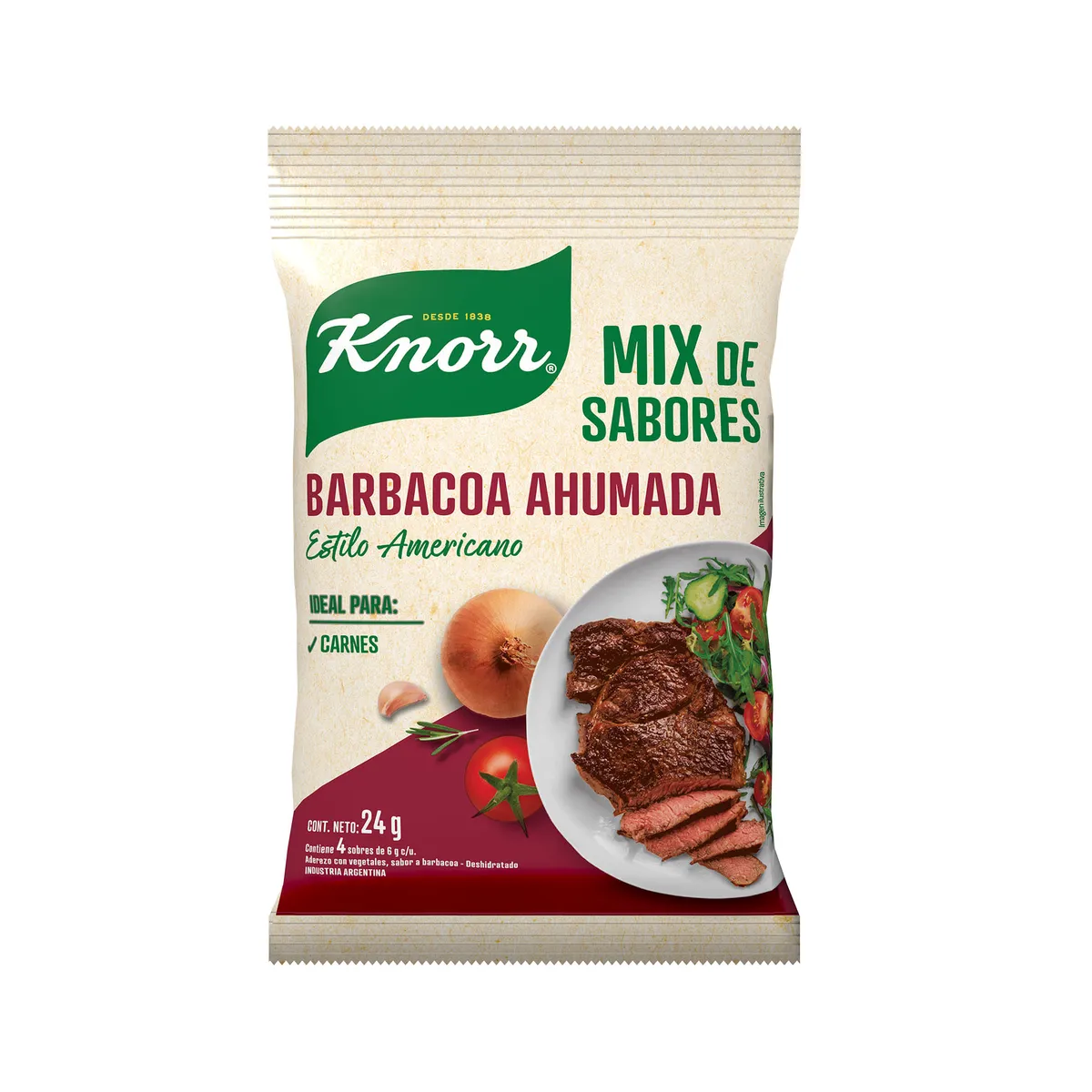 Saborizador barbacoa Knorr 4 uni