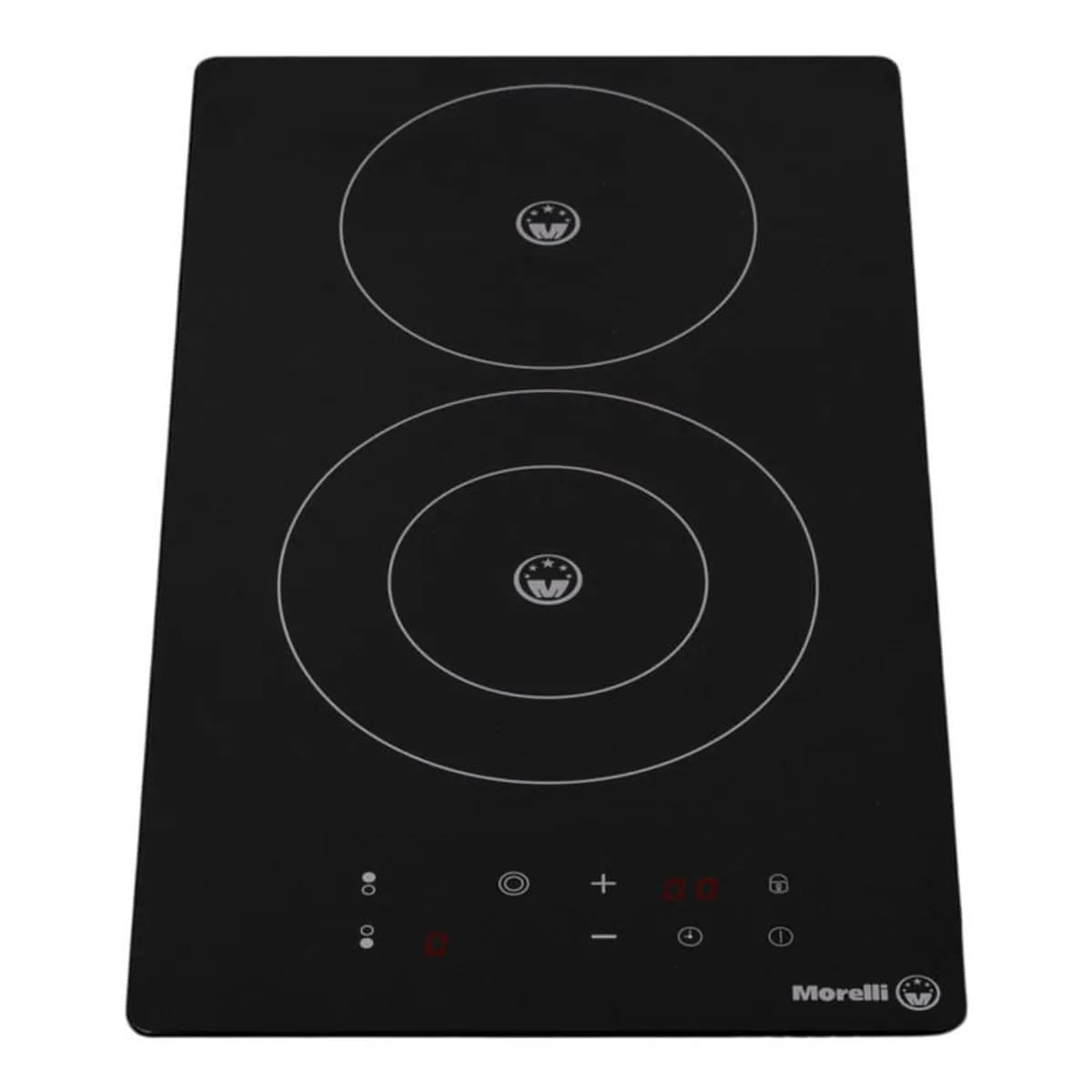 Anafe Morelli Vetro 700211 2 Hornallas 9 Niveles Panel Digital