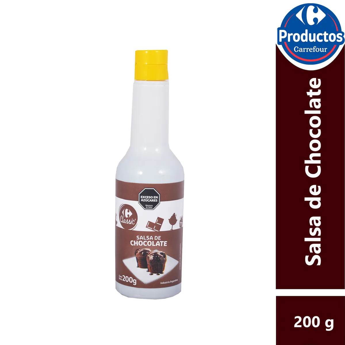 Salsa de chocolate Carrefour Classic 200 g.