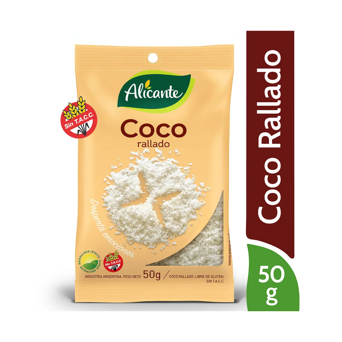 Coco rallado Alicante sobre 50 g.