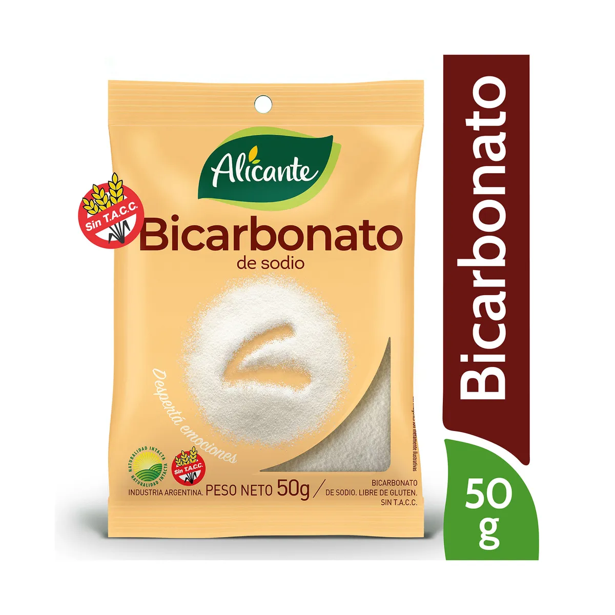 Bicarbonato de sodio Alicante bolsa 50 g.