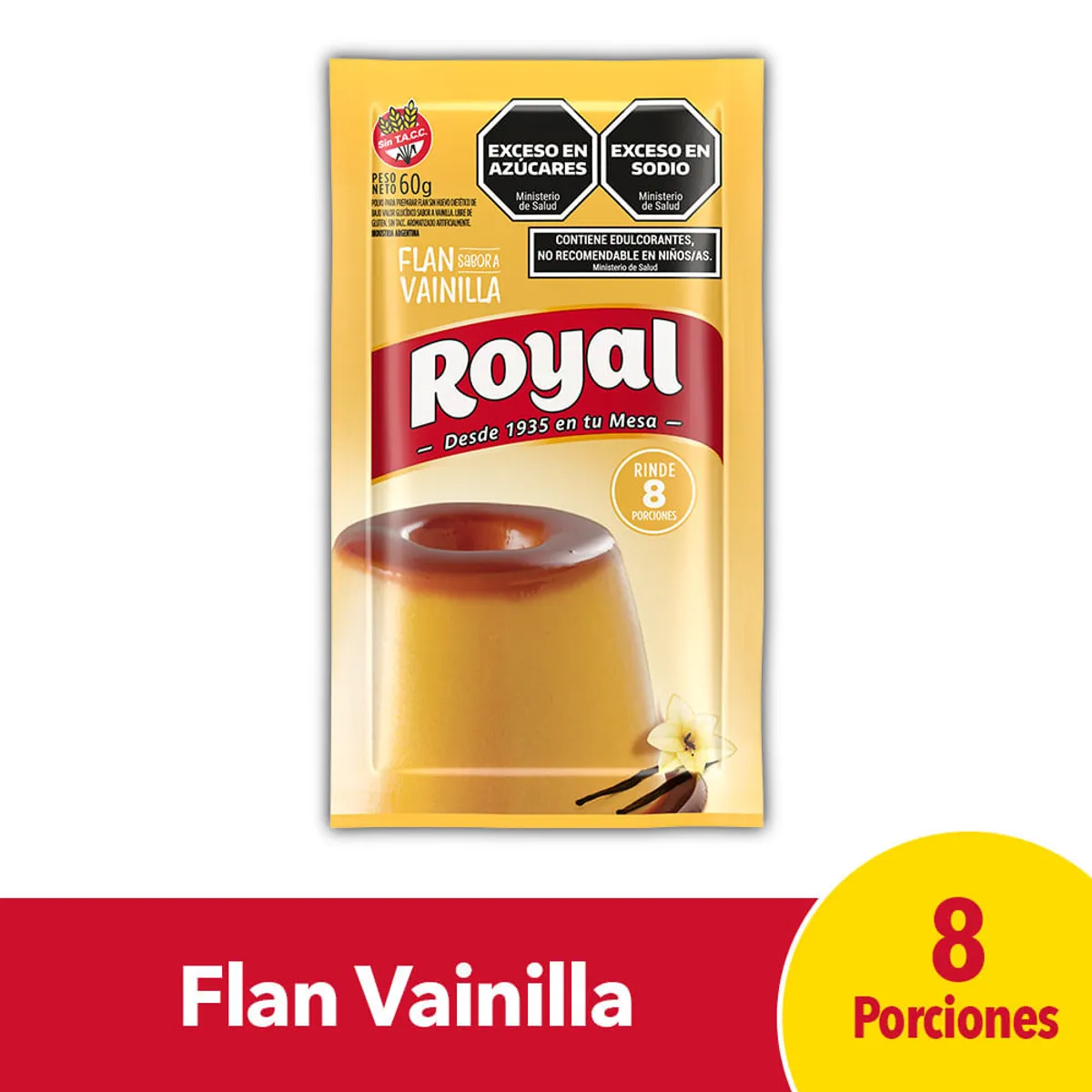 Flan Royal de vainilla 60 g.
