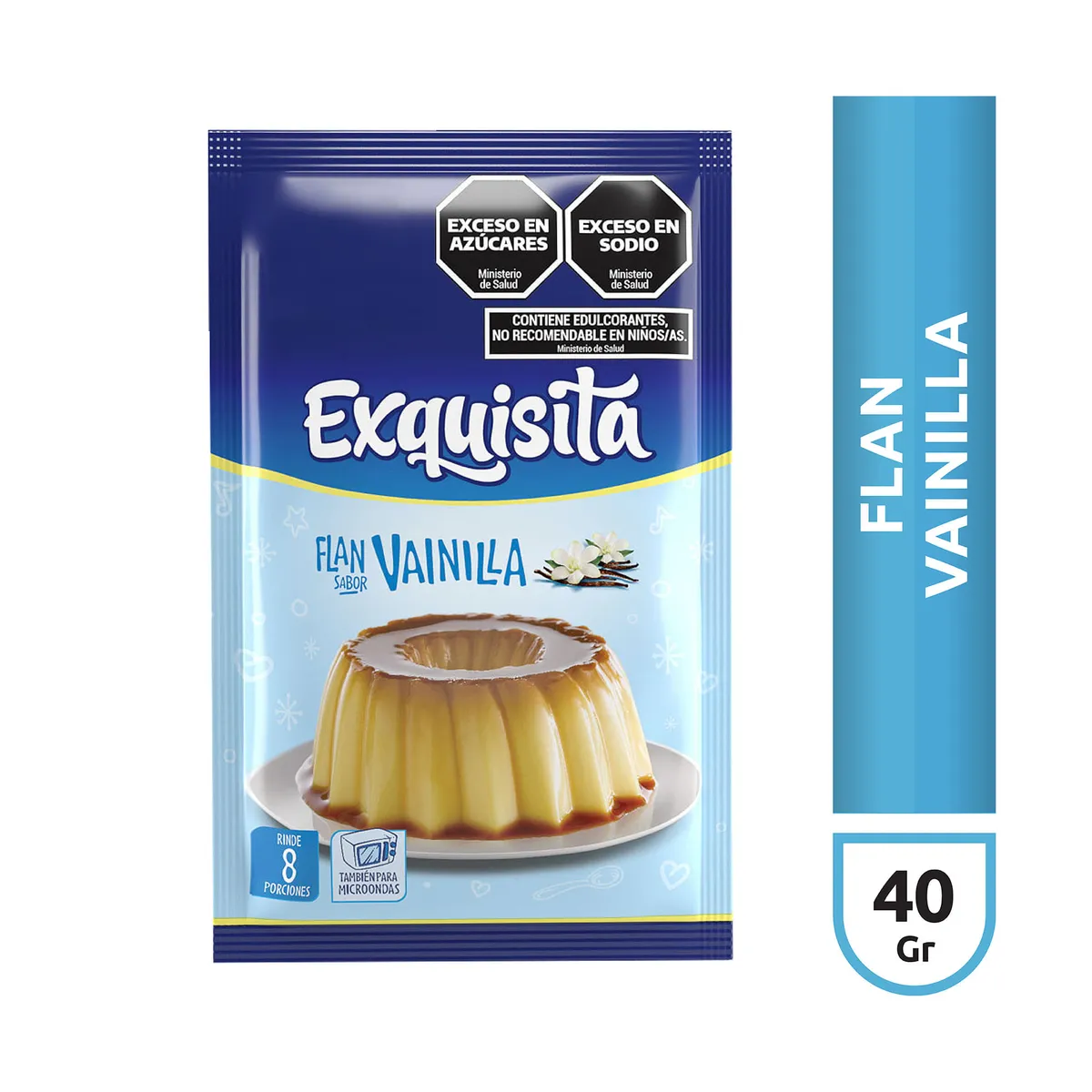 Flan vainilla Exquisita sobre 40 g.