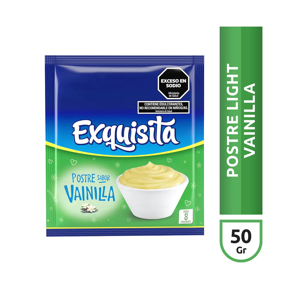 Postre light Exquisita vainilla en sobre 50 g.