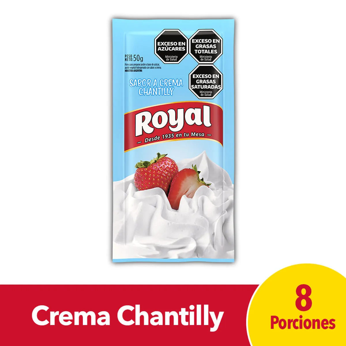 Crema chantilly Royal 50 g.
