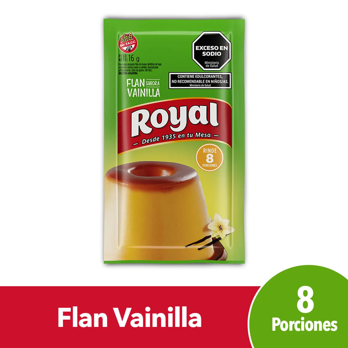 Flan Royal de vainilla 60 g.