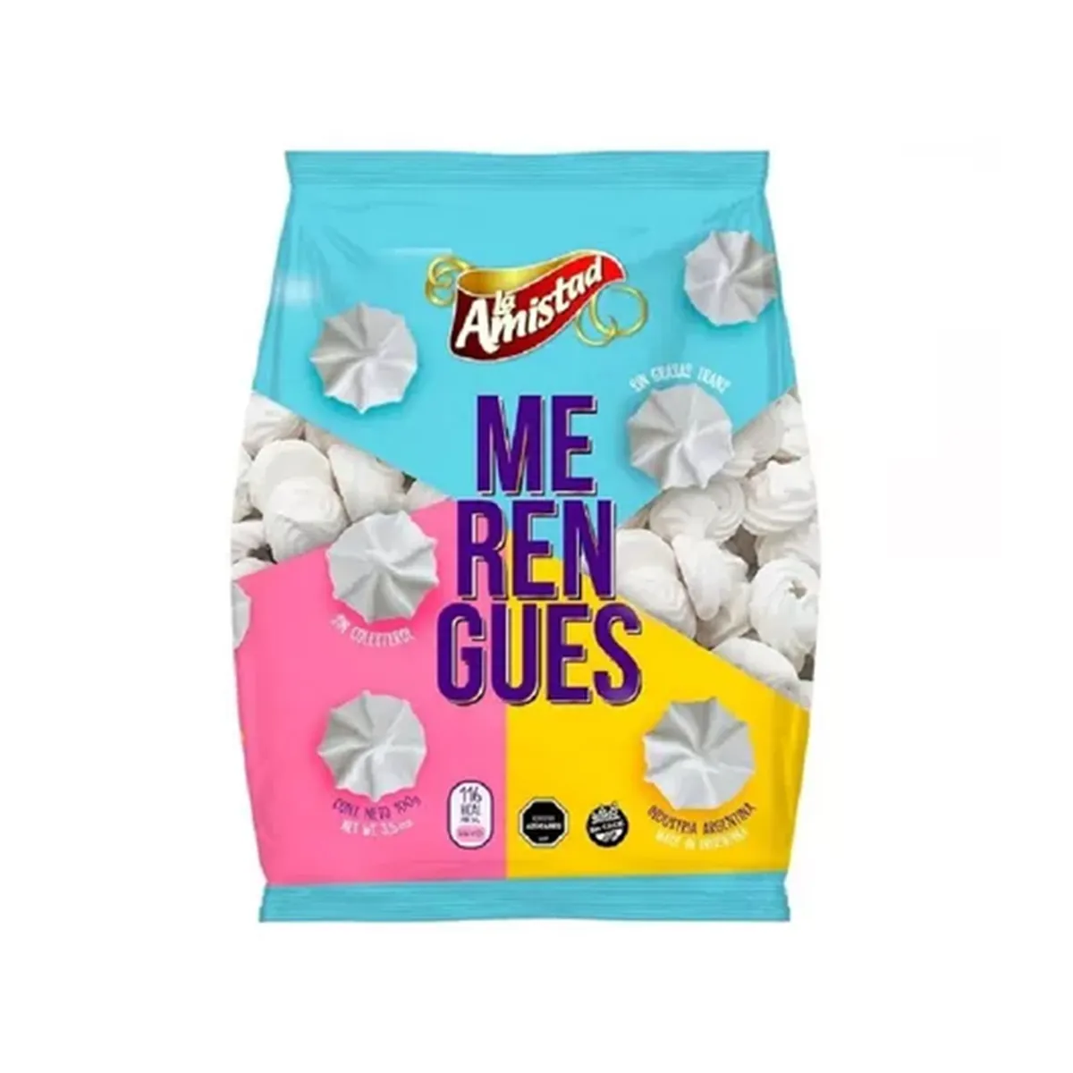 Mini merengue blanco La Amistad 100 g.