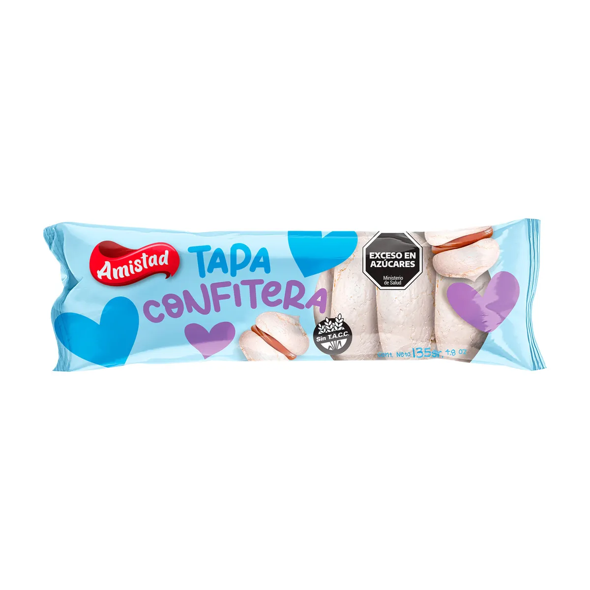 Merengues La amistad tapa repostera 135 g.