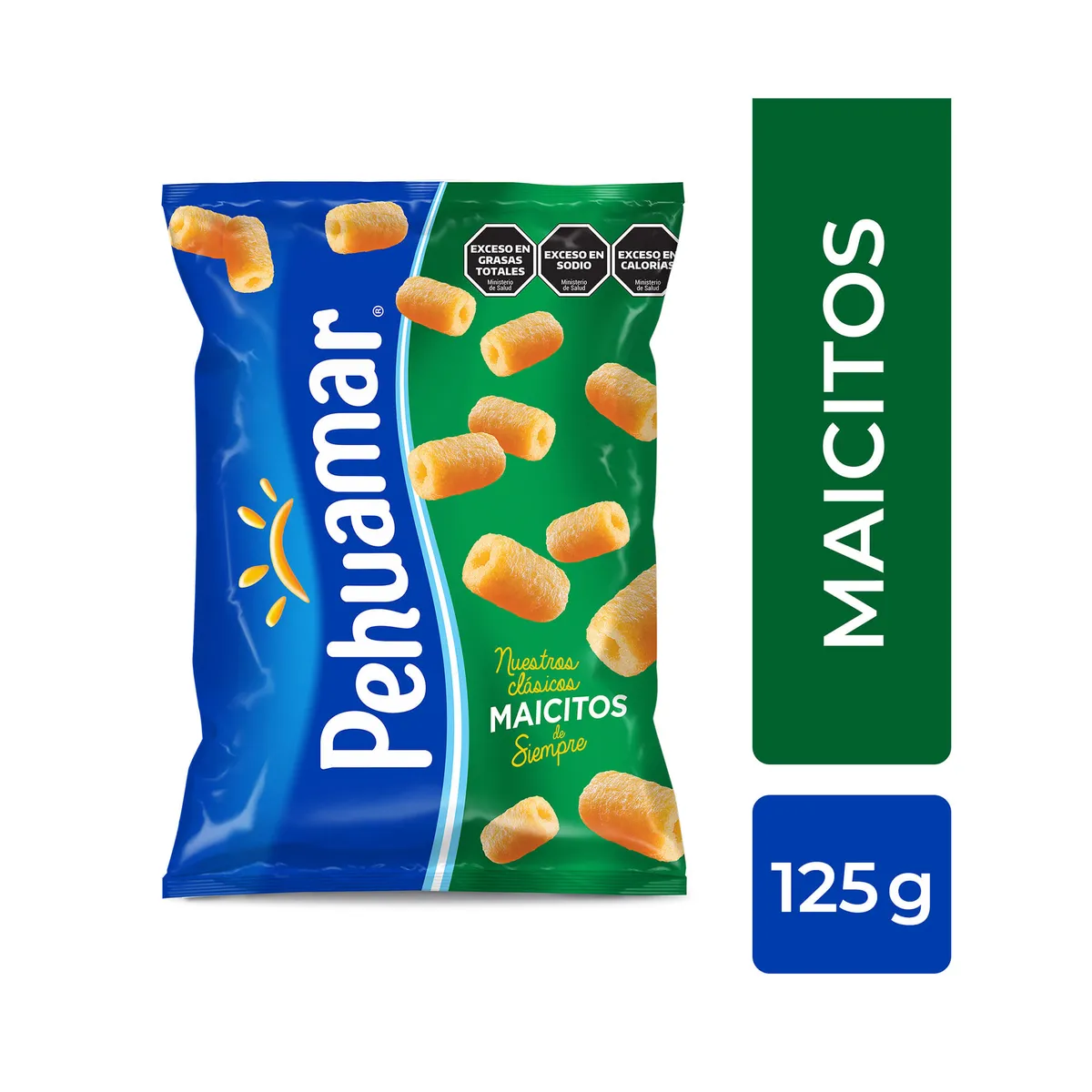 Chizitos de maíz Pehuamar Maicitos 125 g.