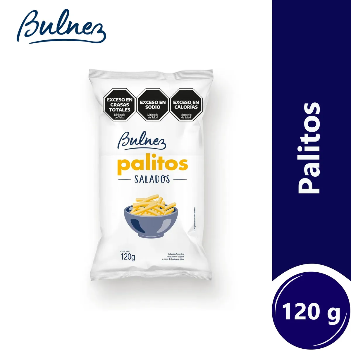 Palitos salados Bulnez 120 g.