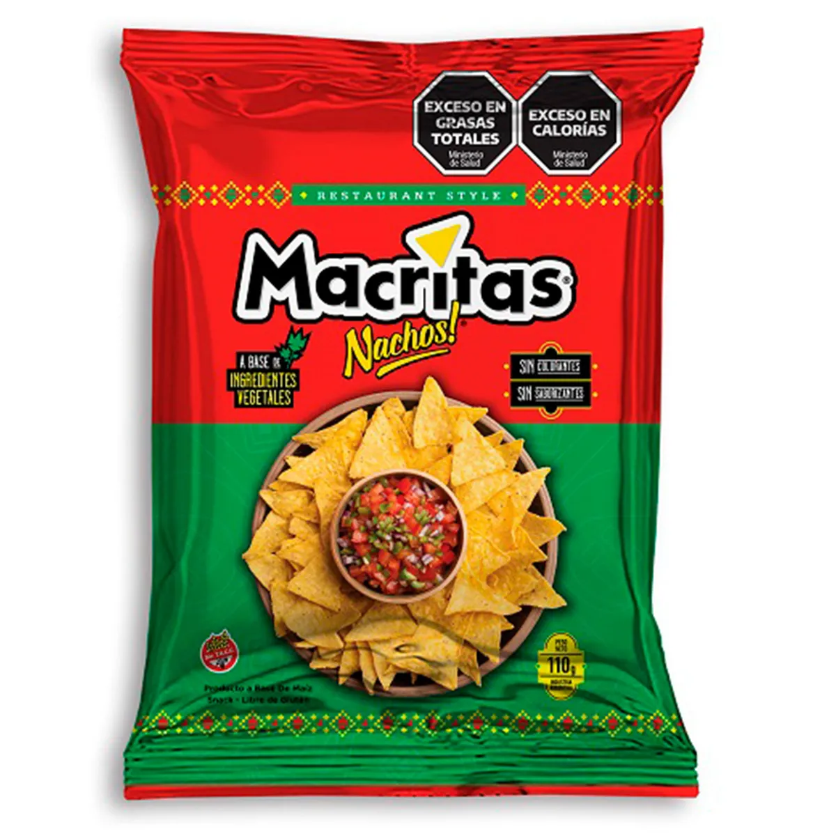 Nachos Macritas restaurant style 110 g.