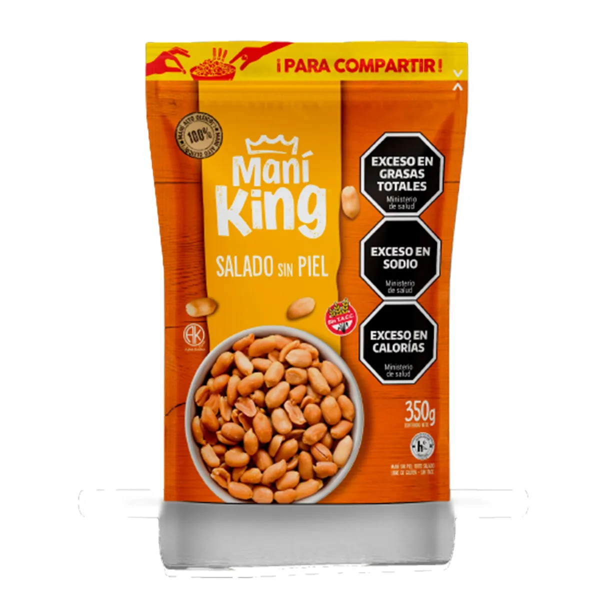 Mani frito salado King dp 350 g.