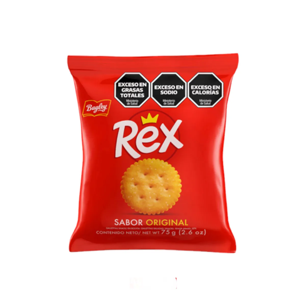 Galletitas crackers Rex original 75 g.