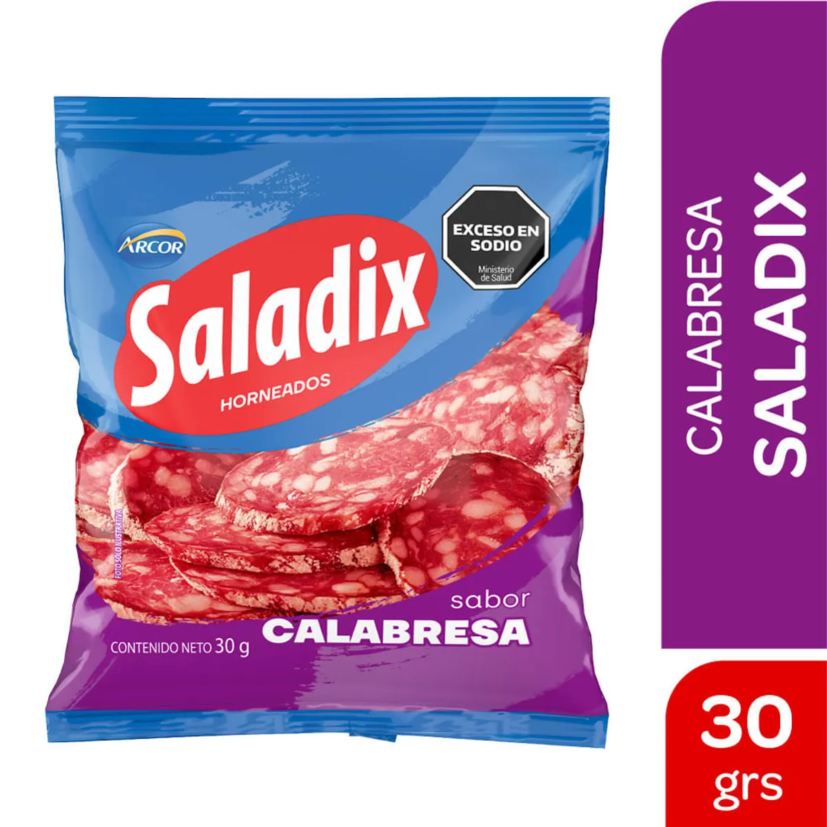 Galletitas saladas Saladix sabor calabresa 30 grs