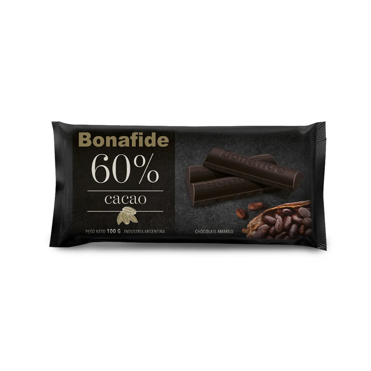 Chocolate taza 60 cacao Bonafide 100 g.